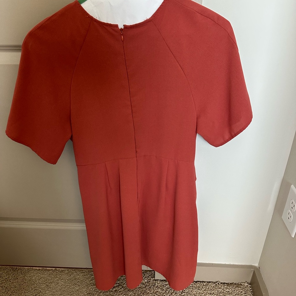 Fall bow tie dress